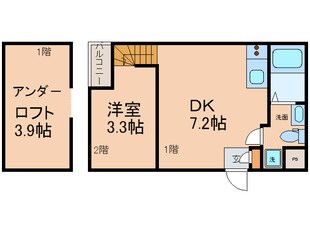 ピアチェーレ新栄の物件間取画像